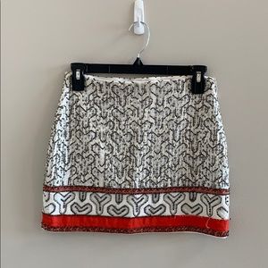 ZARA sequined mini skirt